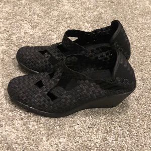 Black Steven by Steve Madden Wedges